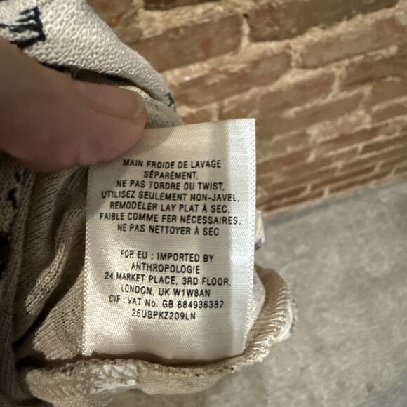 Anthropologie Leifnotes Up & Away Hot Air Balloon Dress Sz L whimsy EUC - Picture 9 of 9